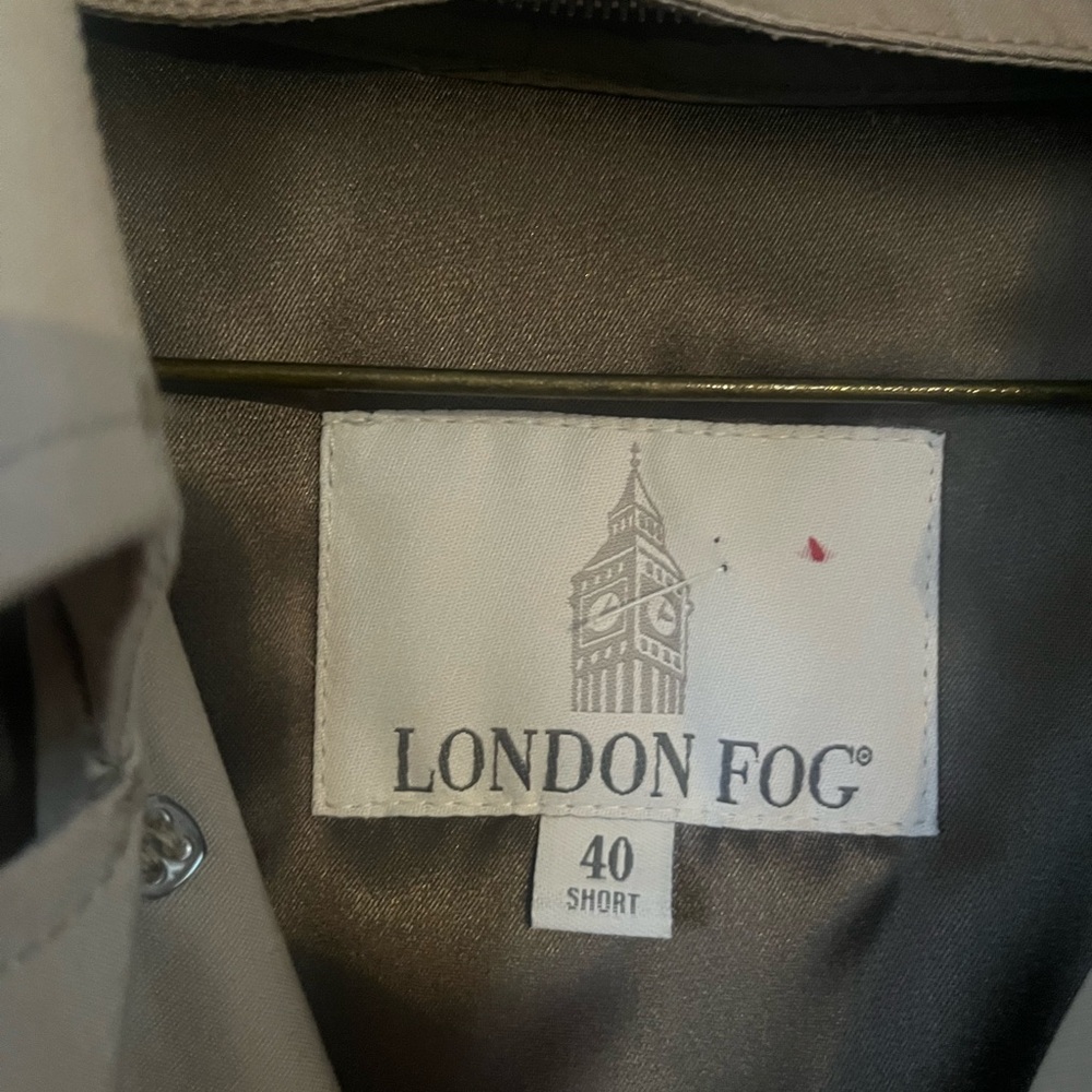London Fog Khaki Trench Coat - Picture 2 of 6
